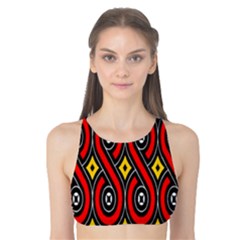 Toraja Traditional Art Pattern Tank Bikini Top by Amaryn4rt