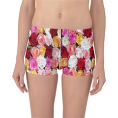 Rose Color Beautiful Flowers Reversible Bikini Bottoms by Amaryn4rt