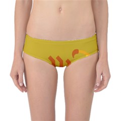 Animals Scorpio Zodiac Orange Yellow Classic Bikini Bottoms by Alisyart