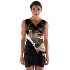 Gone With The Wind Wrap Front Bodycon Dress by Valentinaart