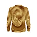 Gold Background Texture Pattern Kids  Sweatshirt View2