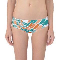 Fish Color Rainbow Orange Blue Animals Sea Beach Classic Bikini Bottoms by Alisyart