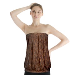 Texture Background Rust Surface Shape Strapless Top by Simbadda