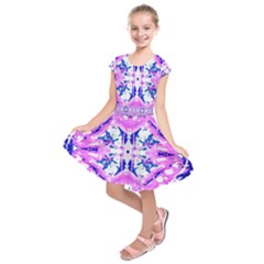 Bubblegum Dream Kids  Short Sleeve Dress by AlmightyPsyche
