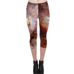 Carina Nebula Capri Leggings  by SpaceShop