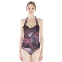 Carina Peach 4553 Halter Swimsuit by SpaceShop