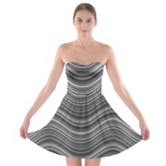 Pattern Strapless Bra Top Dress by Valentinaart