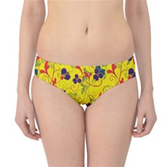 Floral Pattern Hipster Bikini Bottoms by Valentinaart