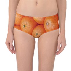 Orange Fruit Mid-waist Bikini Bottoms by Simbadda