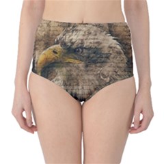 Vintage Eagle  High-waist Bikini Bottoms by Valentinaart