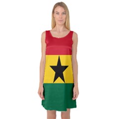 Flag Of Ghana Sleeveless Satin Nightdress by abbeyz71