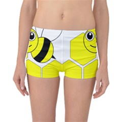 Bee Wasp Yellow Boyleg Bikini Bottoms by Alisyart