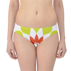 Tikiwiki Abstract Element Flower Star Red Green Hipster Bikini Bottoms by Alisyart