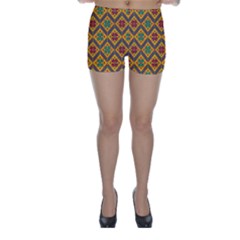Folklore Skinny Shorts by Valentinaart