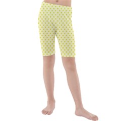Polka Dots Kids  Mid Length Swim Shorts by Valentinaart