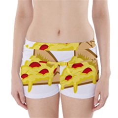 Pasta Salad Pizza Cheese Boyleg Bikini Wrap Bottoms by Alisyart