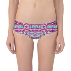 Colorful Seamless Background With Floral Elements Classic Bikini Bottoms by Simbadda