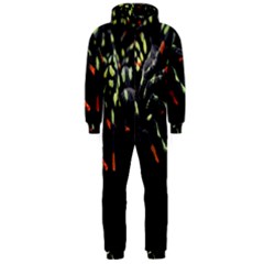 Colorful Spiders For Your Dark Halloween Projects Hooded Jumpsuit (men)  by Simbadda