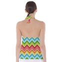 Colorful Background Of Chevrons Zigzag Pattern Babydoll Tankini Top View2