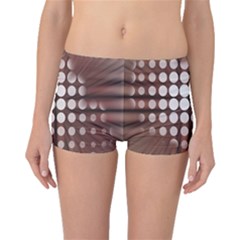 Technical Background With Circles And A Burst Of Color Boyleg Bikini Bottoms by Simbadda