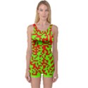Colorful Qr Code Digital Computer Graphic One Piece Boyleg Swimsuit View1