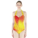 Realm Of Dreams Light Effect Abstract Background Halter Swimsuit View1