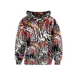 Abstract Composition Digital Processing Kids  Pullover Hoodie by Simbadda