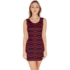 Repeated Tapestry Pattern Abstract Repetition Sleeveless Bodycon Dress by Nexatart