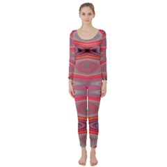 Hard Boiled Candy Abstract Long Sleeve Catsuit by Nexatart
