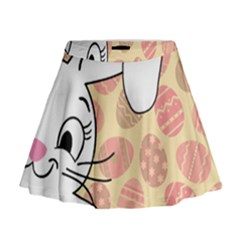 Easter Bunny  Mini Flare Skirt by Valentinaart