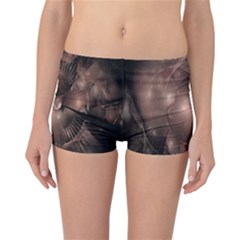 A Fractal Image In Shades Of Brown Reversible Bikini Bottoms by Nexatart