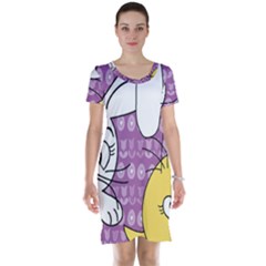 Easter Short Sleeve Nightdress by Valentinaart