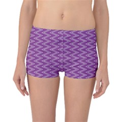 Purple Zig Zag Pattern Background Wallpaper Boyleg Bikini Bottoms