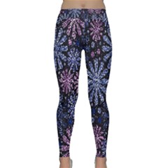 Pixel Pattern Colorful And Glittering Pixelated Classic Yoga Leggings