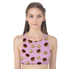 Donuts Pattern Tank Bikini Top by Valentinaart
