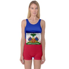 Flag Of Haiti One Piece Boyleg Swimsuit by abbeyz71