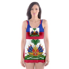 Flag Of Haiti Skater Dress Swimsuit by abbeyz71
