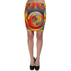 Abstract Pattern Background Bodycon Skirt by Nexatart