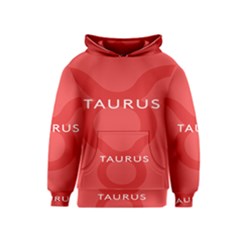 Zodizc Taurus Red Kids  Pullover Hoodie by Mariart