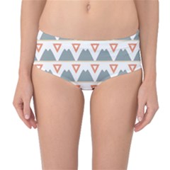 Triangles And Other Shapes           Mid-waist Bikini Bottoms by LalyLauraFLM