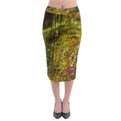 Dragonfly Dragonfly Wing Insect Midi Pencil Skirt by Nexatart