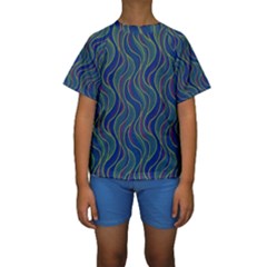 Pattern Kids  Short Sleeve Swimwear by Valentinaart