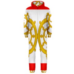 Flag Of Sikkim, 1967-1975 Hooded Jumpsuit (men)  by abbeyz71