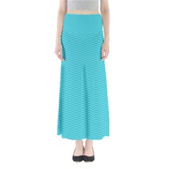Blue Waves Pattern  Maxi Skirts by TastefulDesigns