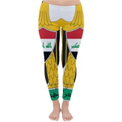 Coat Of Arms Of Iraq  Classic Winter Leggings by abbeyz71