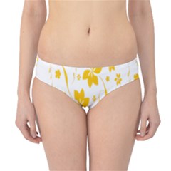 Shamrock Yellow Star Flower Floral Star Hipster Bikini Bottoms by Mariart