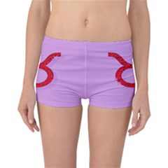 Illustrated Zodiac Purple Red Star Polka Circle Reversible Bikini Bottoms by Mariart
