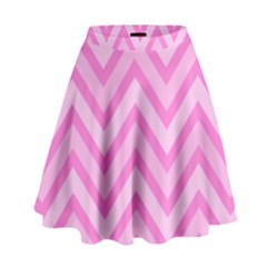 Zigzag  Pattern High Waist Skirt by Valentinaart