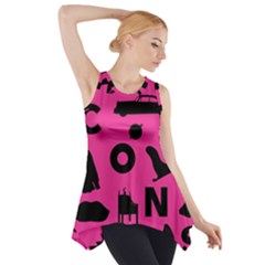 Car Plan Pinkcover Outside Side Drop Tank Tunic by Mariart