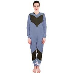 Circle Round Grey Blue Onepiece Jumpsuit (ladies)  by Mariart